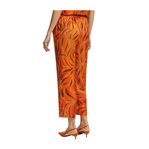 Elena Mirò Pantaloni Pantalone Donna in twill stampato 46 - Francavilla Moda